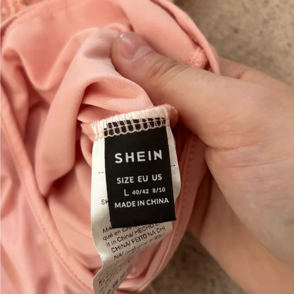 SHEIN‎ Blush Lace Bodysuit - Picture 3 of 3